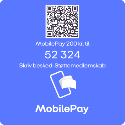 Brug MobilePay til at betale støttemedlemsskab